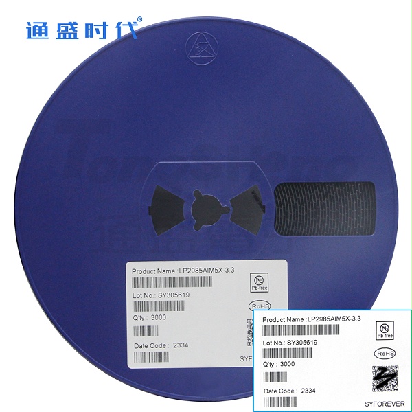 LP2985AIM5X-3.3 SOT23-5 TI德州仪器LDO线性稳压器芯片